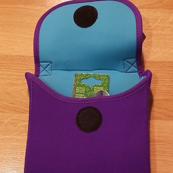 Neotech lunch tote with foldable cutlery set NWT - Picture 4 of 4